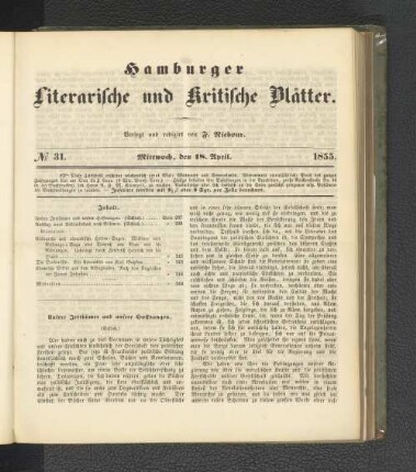 No. 31. 18. April 1855