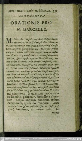 [Oratio Pro M. Marcello]