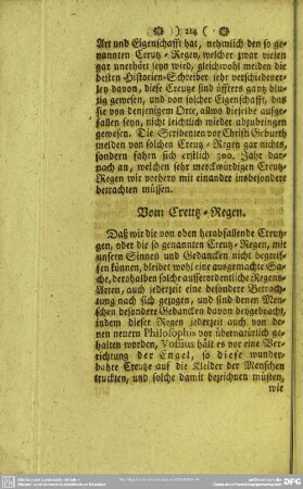 Vom Creutz-Regen