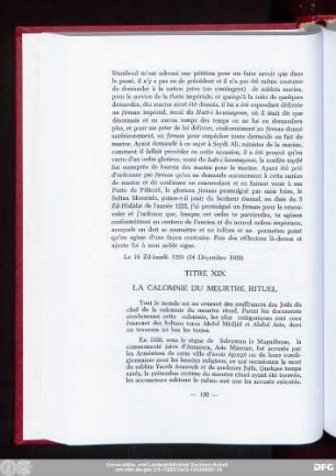 Titre XIX La Calomnie Du Meurtre Rituel