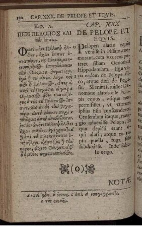 Cap. XXX. De Pelope Et Equis