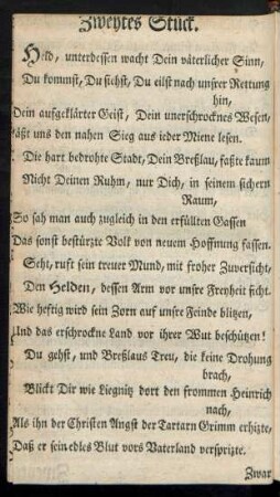 Zweytes Stück