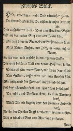 Zweytes Stück