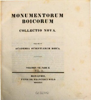 Monumenta Boica, 34,2=Collectio nova 7,2. Monumenta episcopatus Augustani. Urbarium episcopatus Augustani de anno 1316