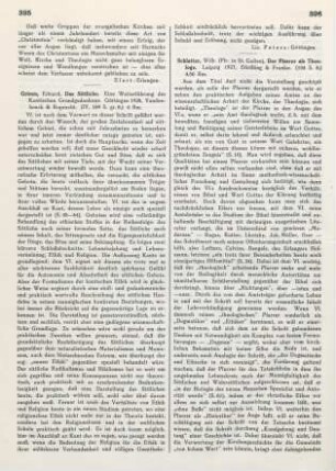 396-397 [Rezension] Schlatter, Wilhelm, Der Pfarrer als Theologe