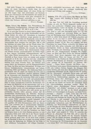 396-397 [Rezension] Schlatter, Wilhelm, Der Pfarrer als Theologe