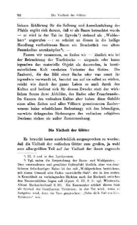Die Vielheit der Götter