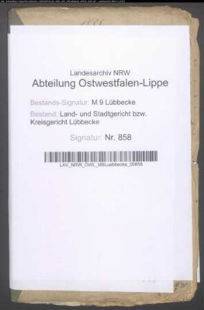 Erblasser: Scheipsmeier, Anne Marie, geb. Fricke: