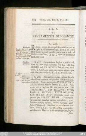 Tit. X. De Testamentis Ordinandis.