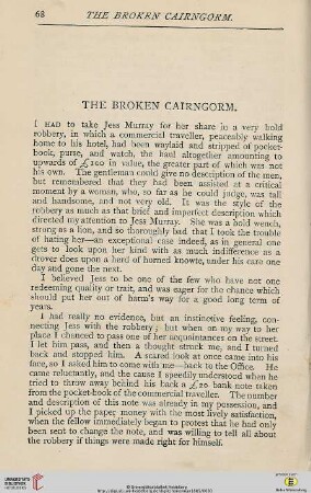 The broken cairngorm