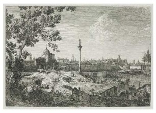 Phantasievedute von Padua, aus der Folge "Vedute altre prese da i luoghi altre ideate da Antonio Canal"