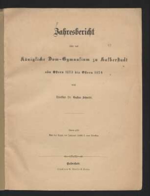 1: Aus den Tagen des Interims (1548)