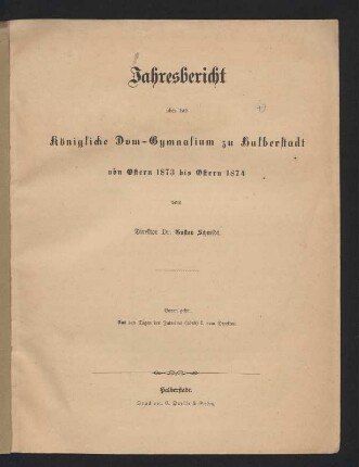 1: Aus den Tagen des Interims (1548)