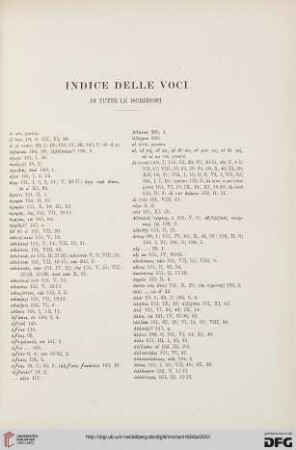 Indice delle voci di tutte le iscrizione