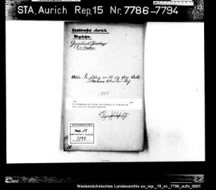 Die Genehmigung zur Anlage eines Fußwegs von Oldersum zum Deich durch die Gemeinde Gandersum