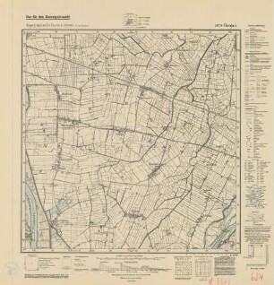 1979 (alte Nr.: 624) Gnojau, Topographische Karte 1:25000 (4cm - Karte)