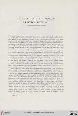 17: Giovanni Battista Moroni e i pittori bresciani, [2]