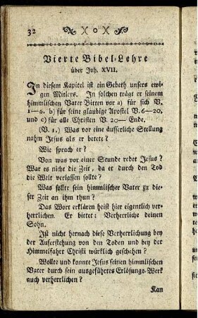 Vierte Bibel-Lehre.