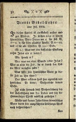 Vierte Bibel-Lehre.