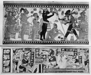 Bildfriese der Maya-Kultur (Sammlung Richard Wegner 1869/1931)