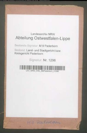 Erblasser: Nacke, Caspar: