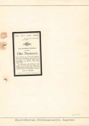Thywissen, Otto
