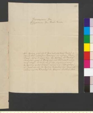 Brief von Stiedenroth, Ernst an Goethe, Johann Wolfgang von