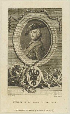 Bildnis des Frederick III., King of Prussia