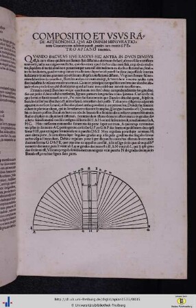 Compositio et usus radii astronomici…