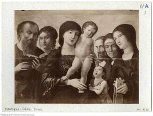Madonna mit Johannesknaben und Heiligen