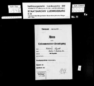 Edelstein, Leopold; Makler und Pferdehändler *10.03.1866 Unterriedenberg [1939 ausgewandert in die USA] Wohnort: Bad Mergentheim
