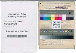Entnazifizierung Matthias Bremenkamp , geb. 09.07.1893 (Landwirt)