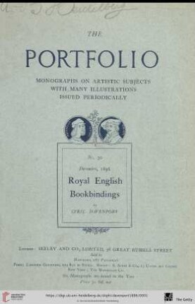 Nr. 30: The Portfolio: monographs on artistic subjects: Royal English bookbindings
