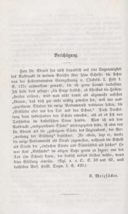 418 Berichtigung