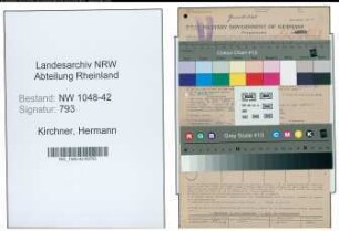 Entnazifizierung Hermann Kirchner , geb. 07.11.1894 (Maschinist)