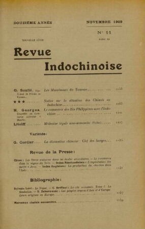 Novembre 1909. No 11