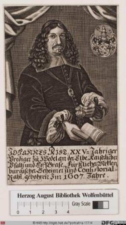 Bildnis Johann Rist (1653 von)