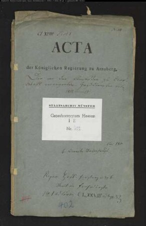 Die von den Eingesessenen zu Grafschaft verweigerten Jagddienste