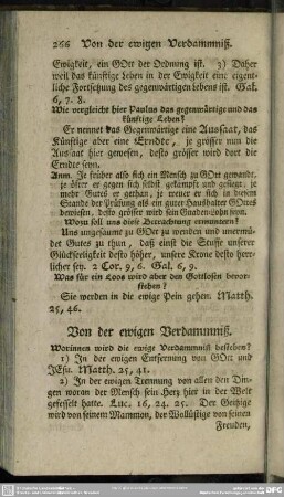 Von der ewigen Verdammniß