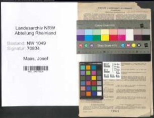 Entnazifizierung Josef Maas , geb. 12.05.1914 (Ingenieur)