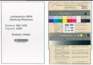Entnazifizierung Walter Burbach , geb. 07.01.1904 (Steiger)