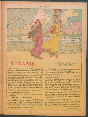 Melanie : Cuento para los niños por la Tía Pompón