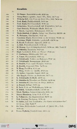 Gemälde (Nr. 1-80)