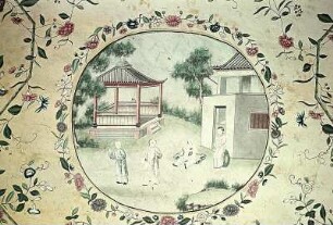 Tapetenbild mit chinesischer Alltagsszene