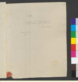 Brief von Schlesinger, Eduard an Goethe, Johann Wolfgang von