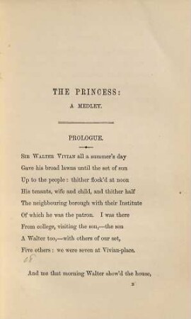 The princess : a medley