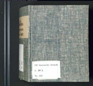 Gogerichtsregister Amt Oldenburg