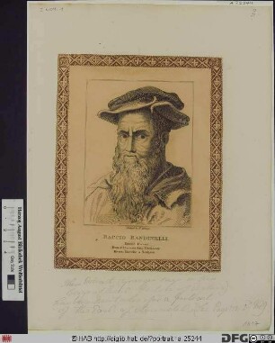 Bildnis Baccio Bandinelli (eig. Bartolommeo de' Brandini)