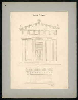 Dorischer Tempel: Ansichten