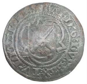 Fundmünze, 1/2 Groschen (Schwertgroschen), 1495